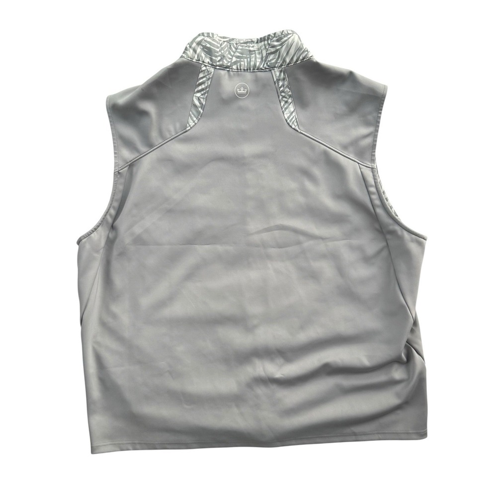 Peter Millar Crown Sport Gale Gray Fuse Elite Hybrid Golf Vest Men's Size 2XL - Picture 5 of 10